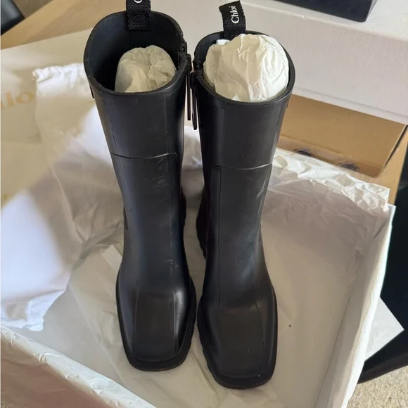 Chloe Rubber Rain Boots - Picture 4 of 6